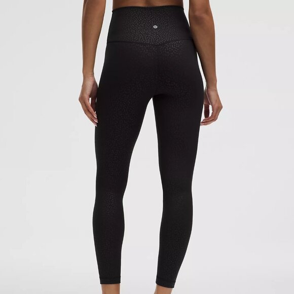 Align High-Rise Pant 25" Leopard Daisy Emboss - Picture 2 of 4